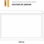 CAMA ABATIBLE DE 160