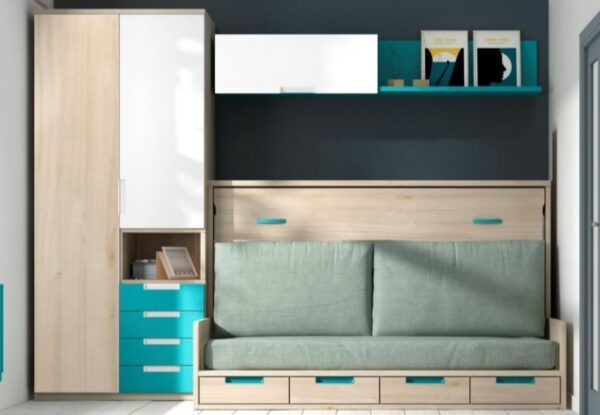 composicion con cama abatible