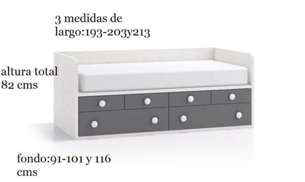 cama compacta ros