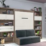 abatible con sofa de matrimonio cama