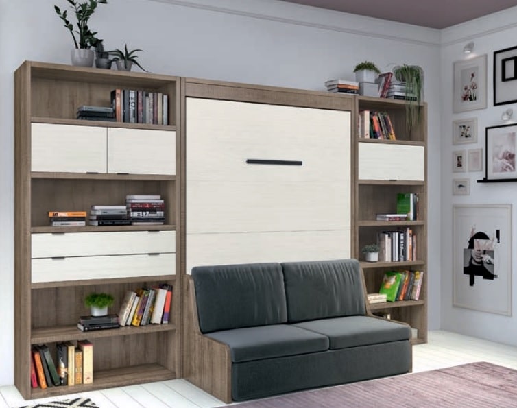 Cama abatible modo auxiliar Cama abatible modo auxiliar